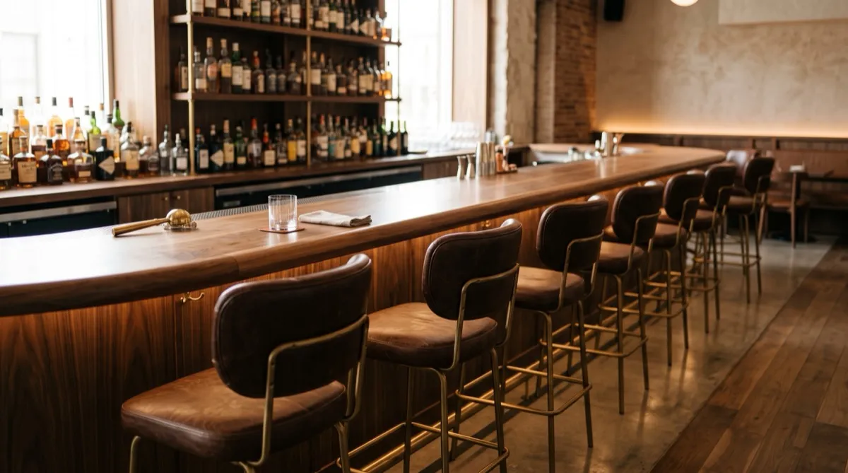 Leather Versus Commercial Vinyl for Bar Stool Programs