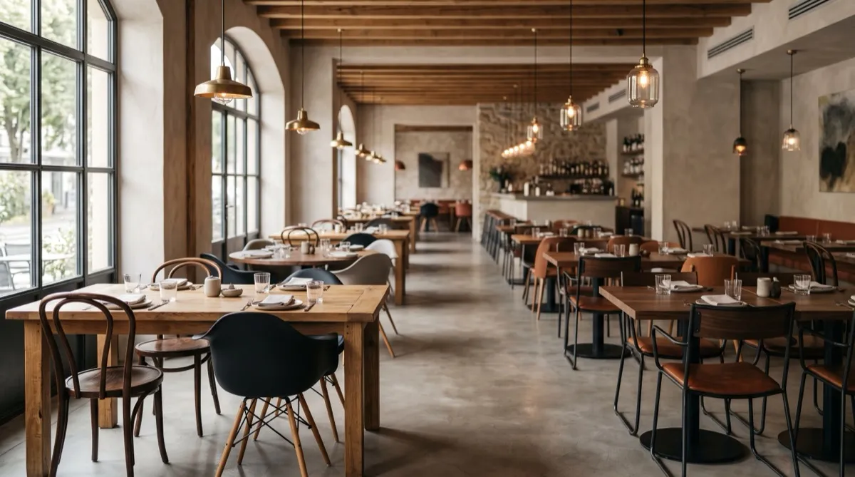 Restaurant Chair Materials: Wood, Metal, and Poly Compared