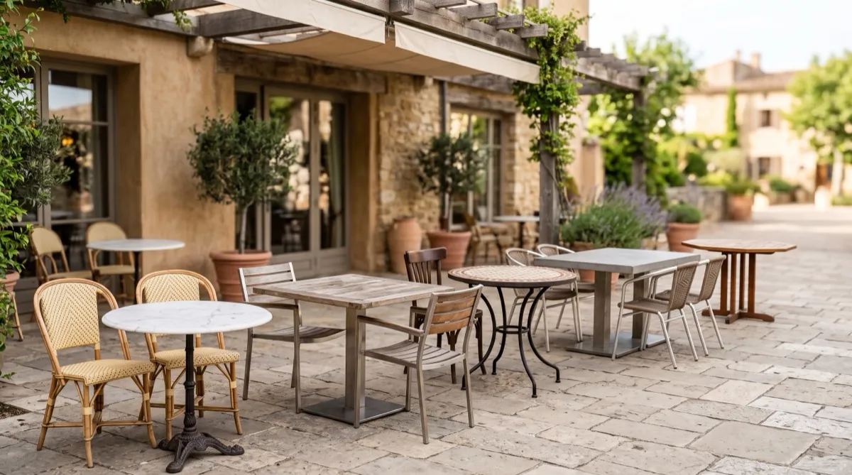 Restaurant Patio Tables: Tops, Bases, and Sizes That Hold Up