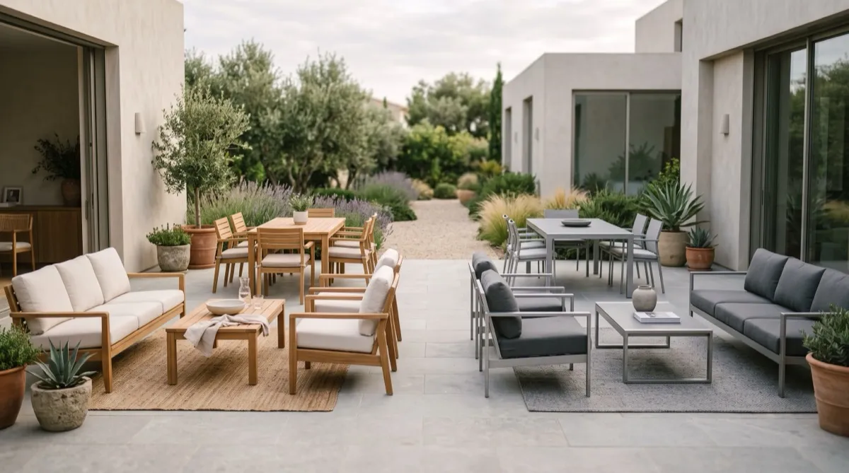 Teak vs Aluminum for Commercial Outdoor Furniture