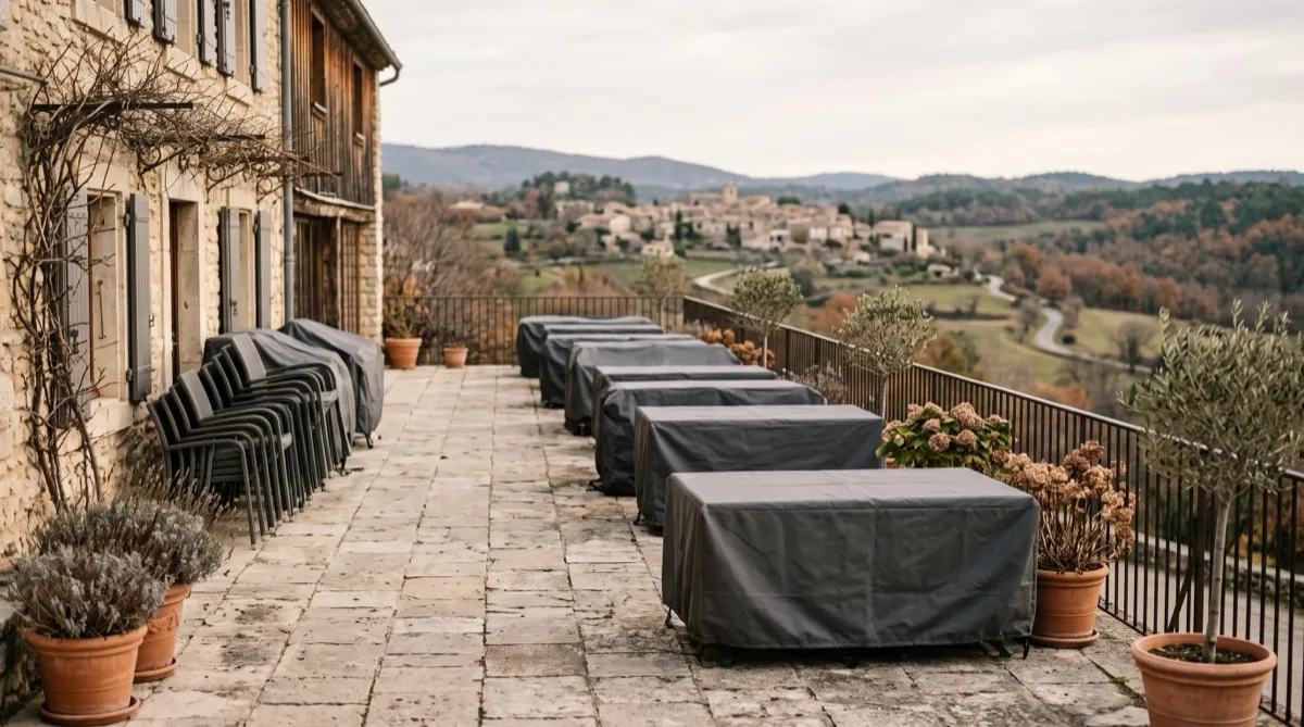 Winterizing Commercial Patio Furniture the Right Way