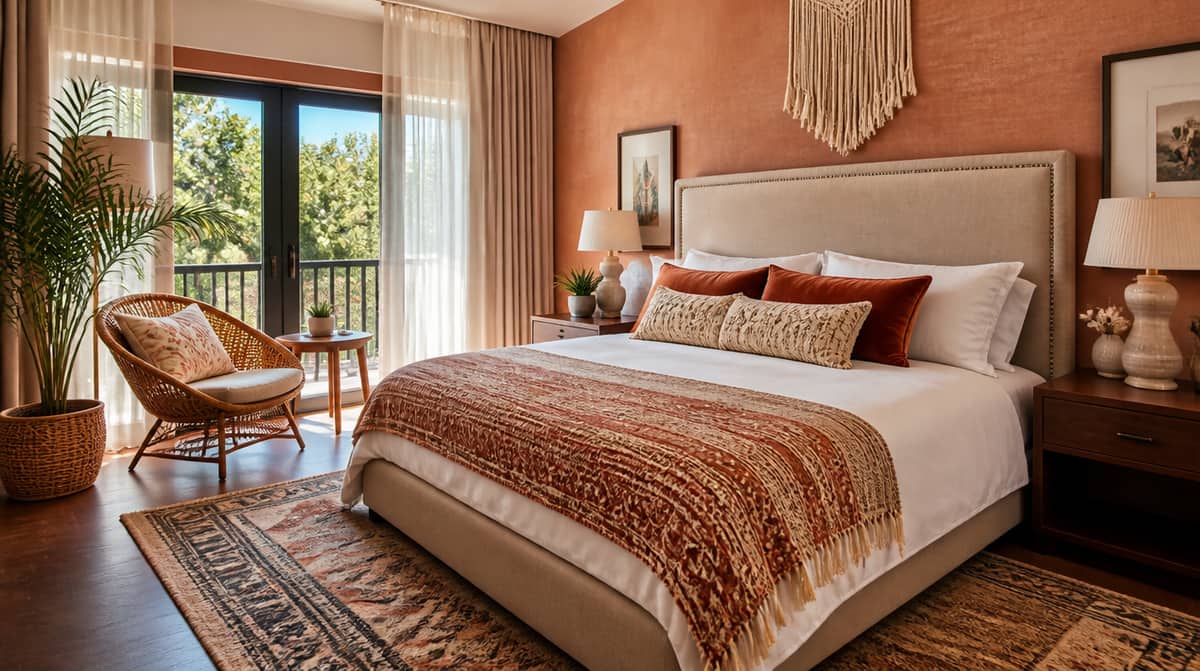 Boutique hotel furniture delivery staged for a Madison property showing custom casegoods and upholstered seating