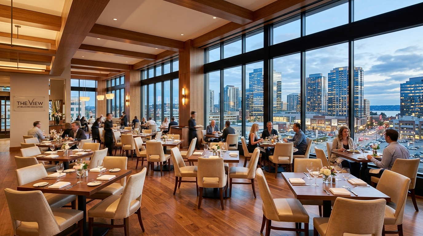 Contract-grade restaurant dining chairs in a Honolulu commercial dining room showing reinforced frame construction and durable upholstery