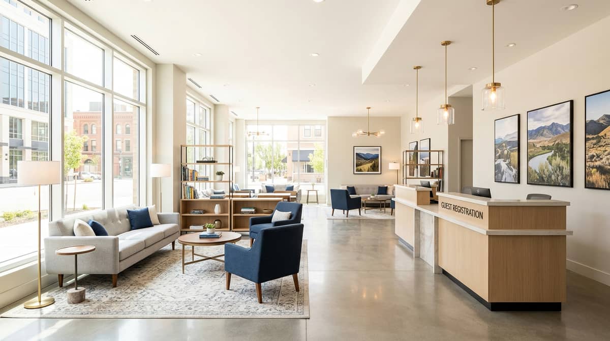 FF&E scope planning documents for a Honolulu hotel renovation showing furniture and fixture categories organized by guestroom and public space