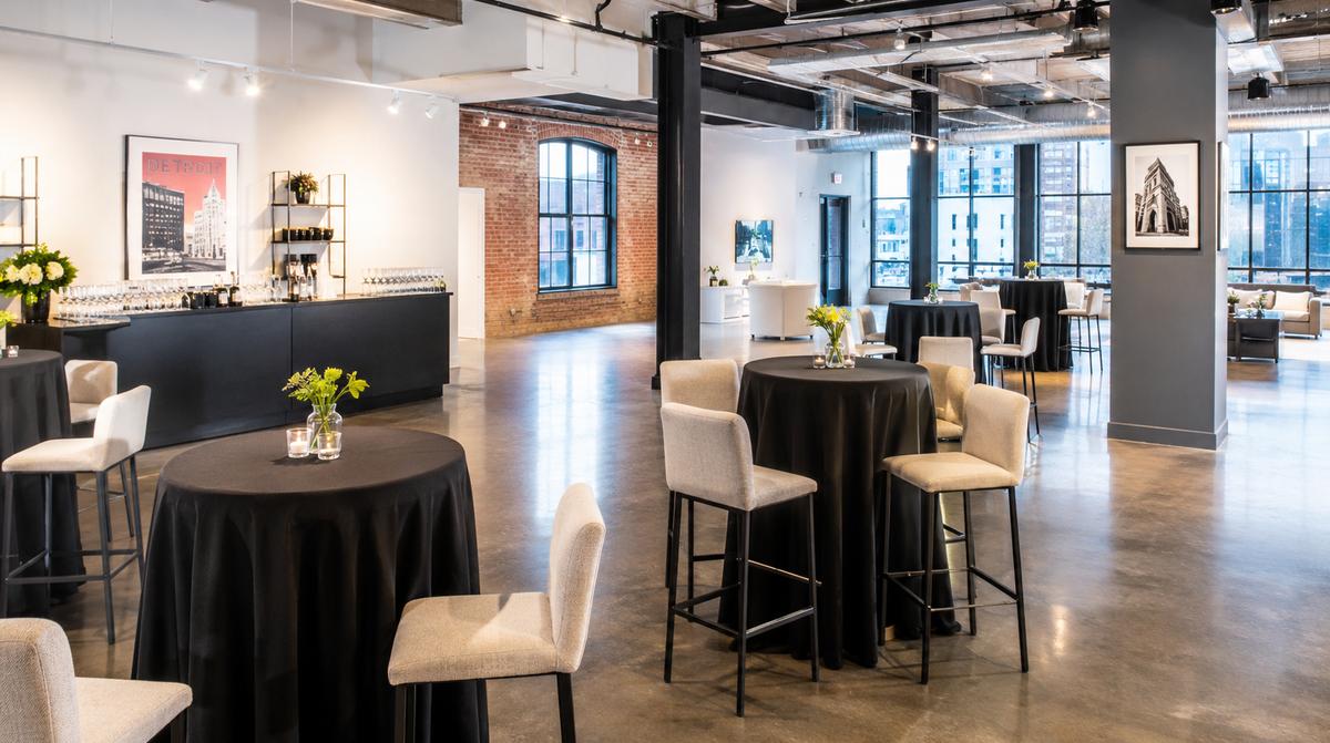 Banquet chair specification comparison for Omaha event venue showing Chiavari chair for Old Market wedding market and padded steel stacker for convention corridor