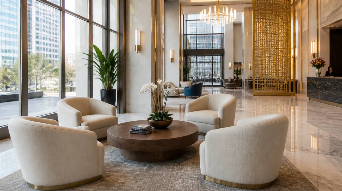 White-glove hotel furniture delivery and installation coordinated for a Providence property with tight urban access