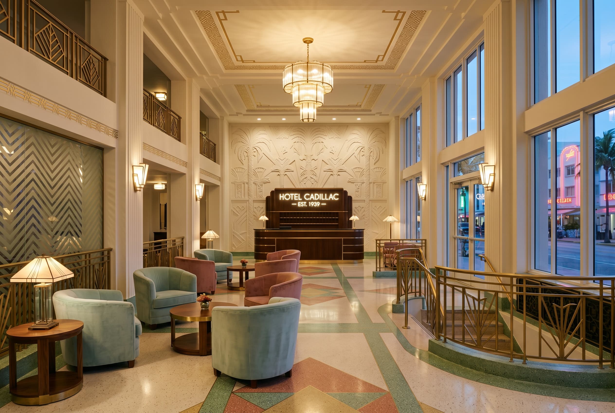 Biloxi casino resort hotel lobby furniture showing contract-grade lounge seating for a Gulf Coast hospitality market