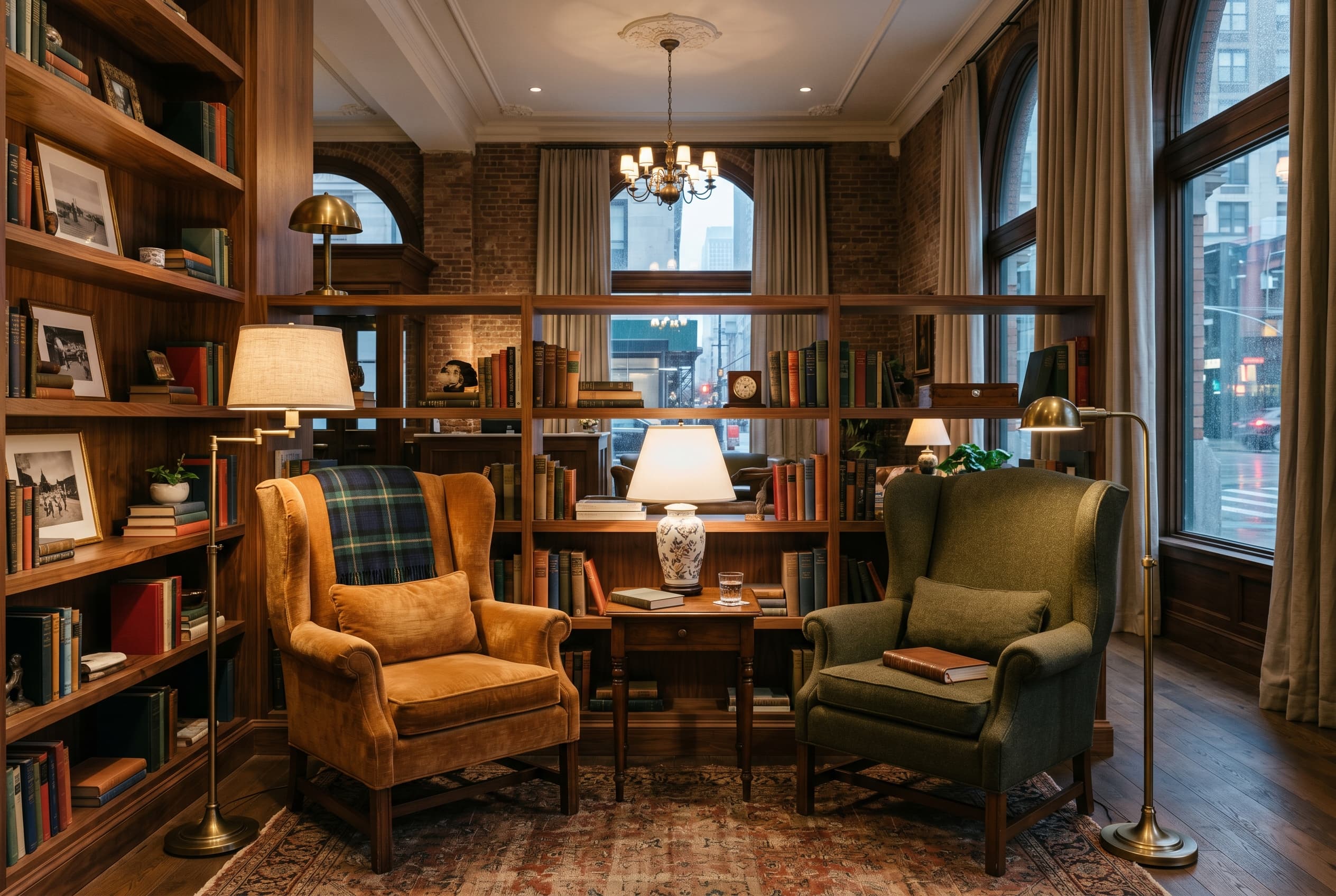 Commercial-grade hospitality furniture in a Stamford property showing durable frame construction suited to daily commercial use