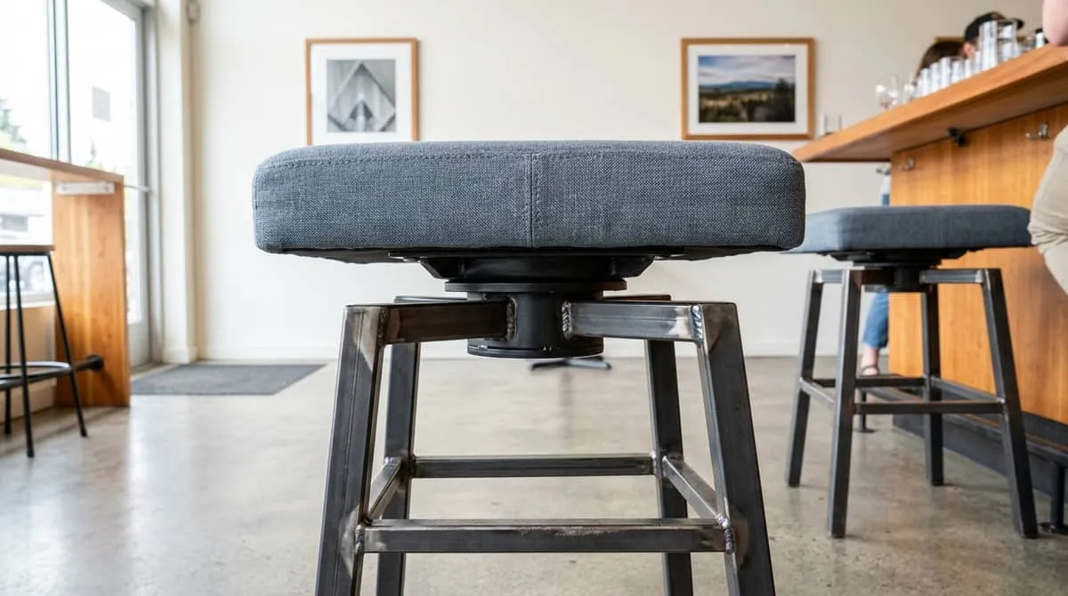 Banquette and built-in seating coordination for Portland OR bar and lounge concept design