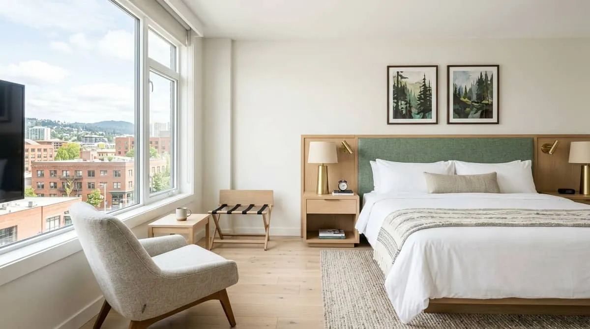 FF&E condition assessment and renovation scope definition for Portland OR hotel guestroom renovation planning