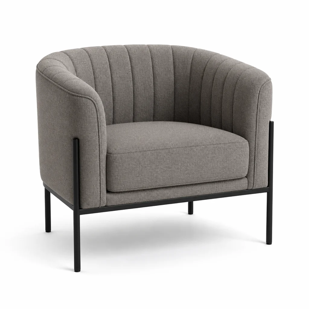 Slate Arc Armchair, view 1