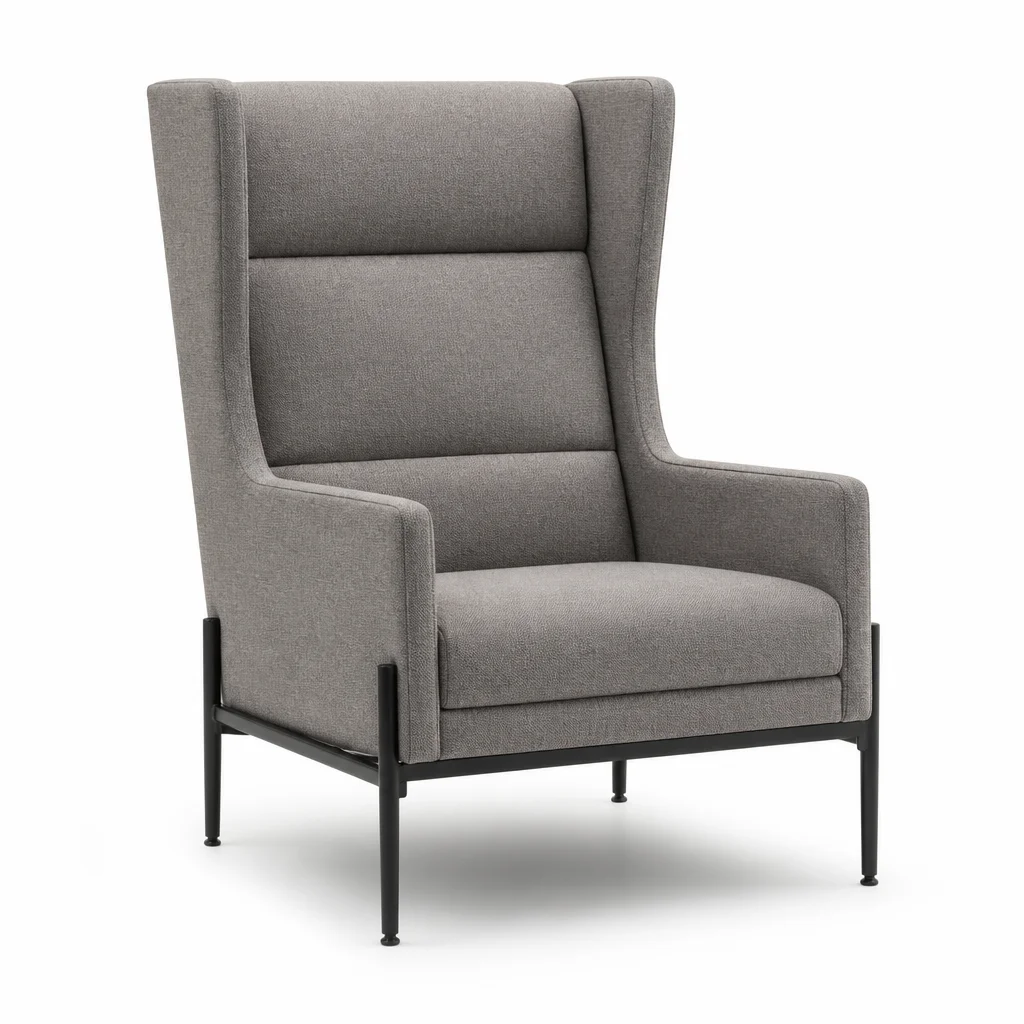 Slate Crest Armchair, view 1