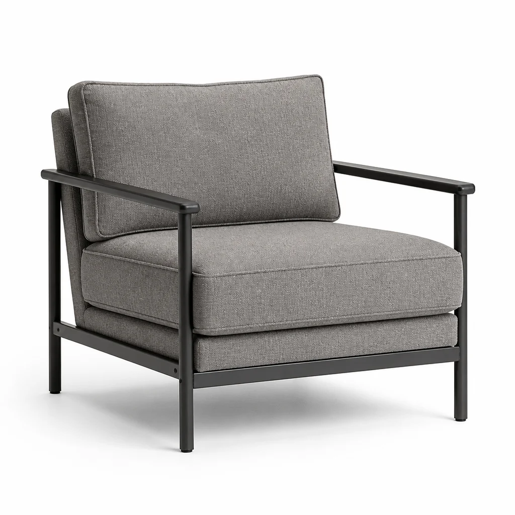 Slate Dune Armchair, view 1