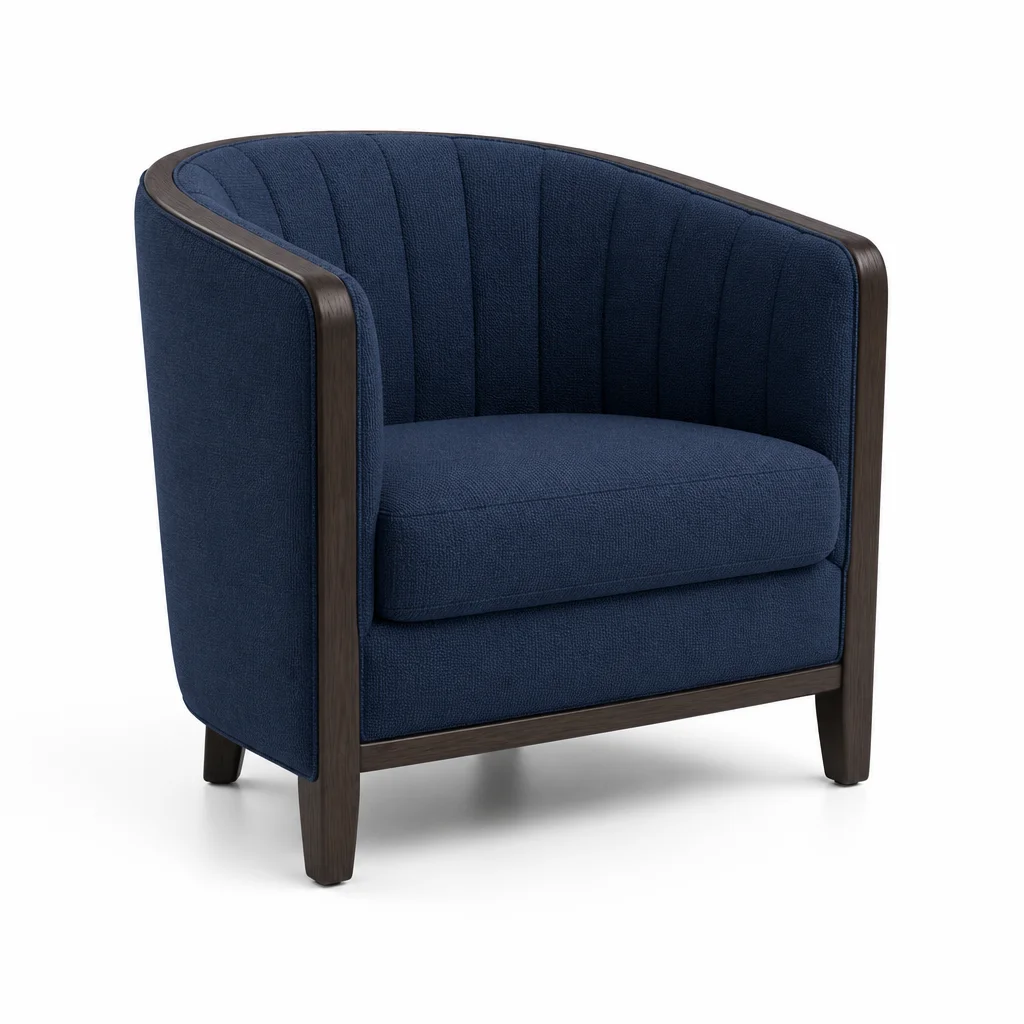 Indigo Arc Armchair, view 1