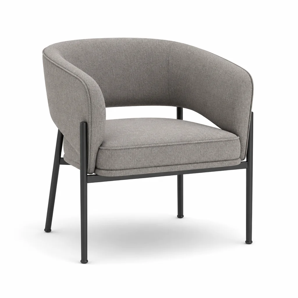 Slate Field Armchair, view 1