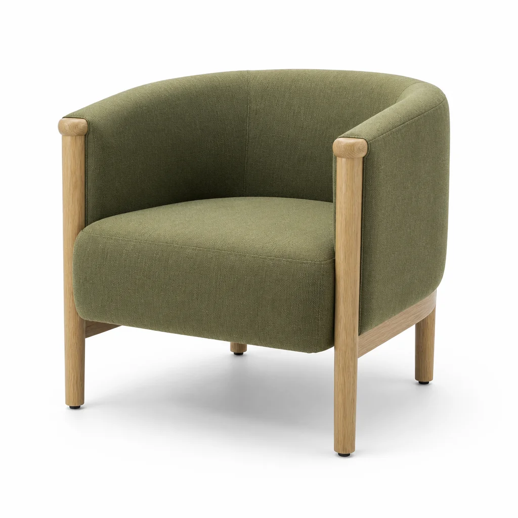 Sage Arc Armchair, view 1
