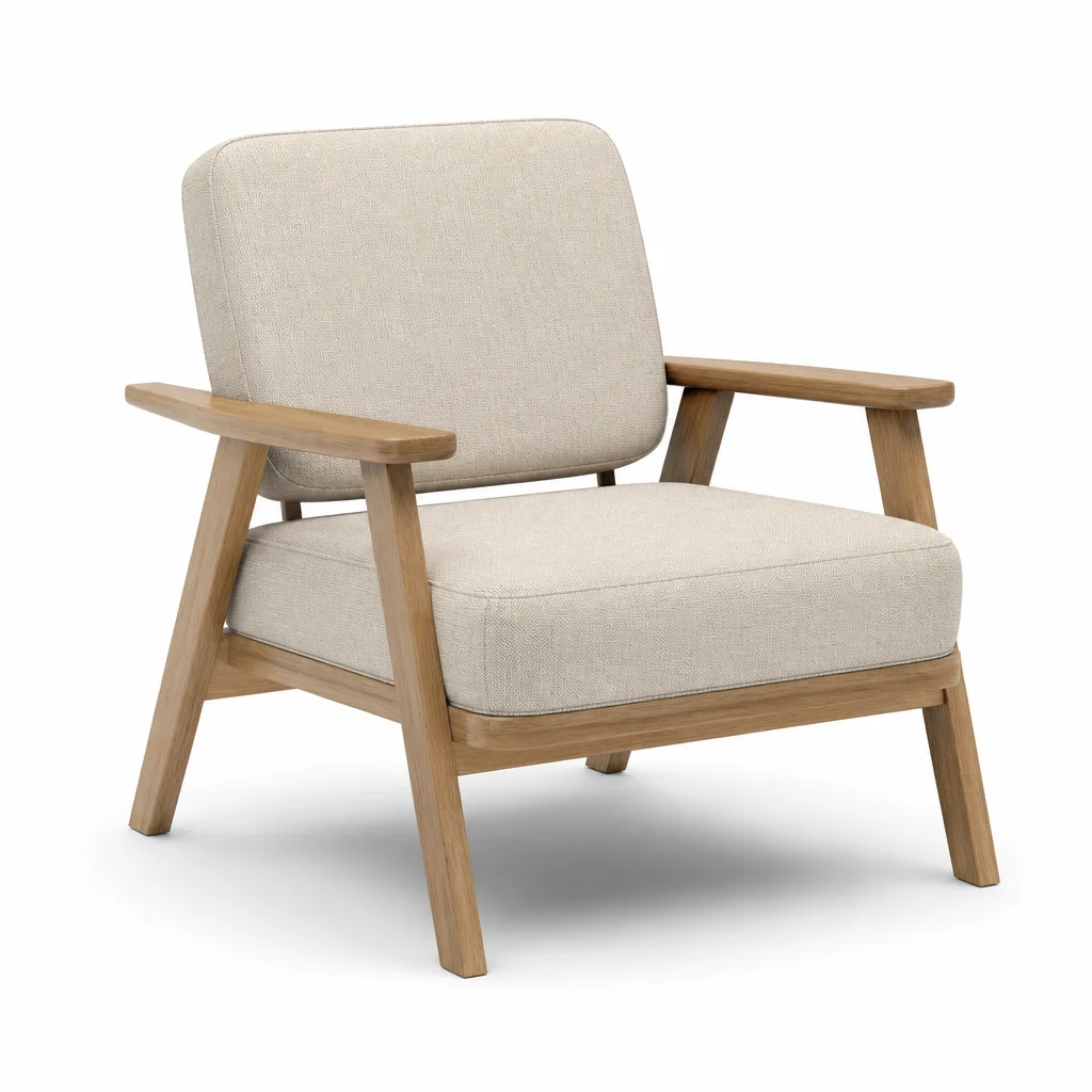 Ivory Meadow Armchair, view 1