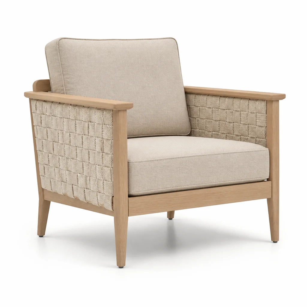 Ivory Wing Armchair, view 1
