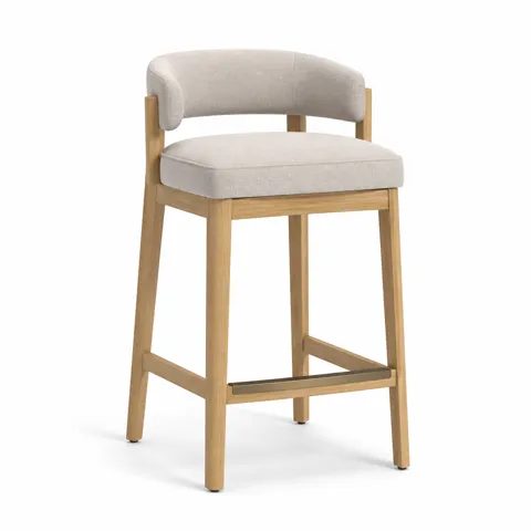 Ivory Arc Barstool