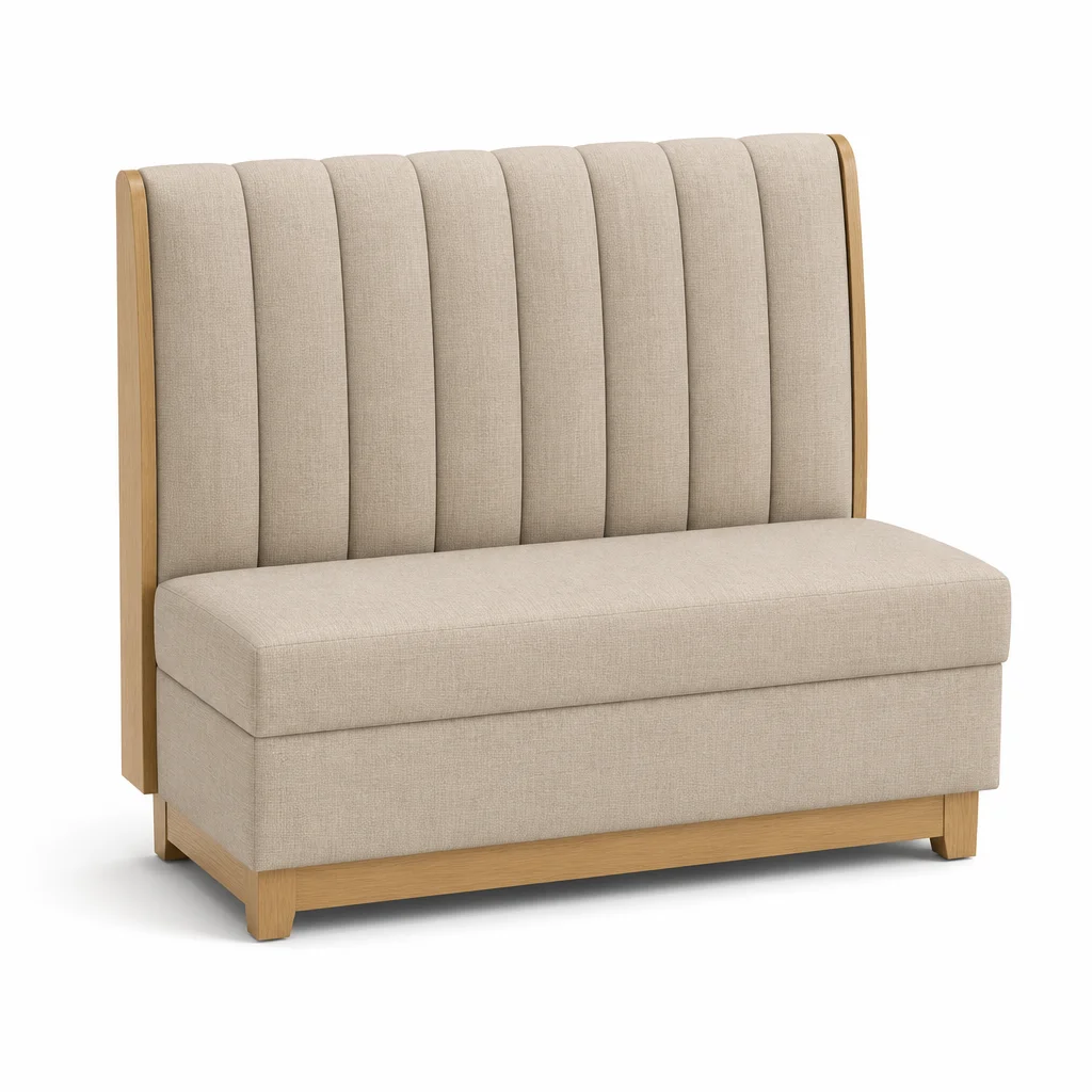 Ivory Crest Booth Seat, view 1