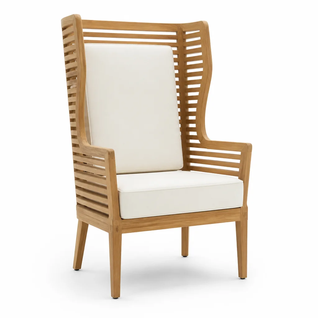 Ivory Bridge Outdoor Armchair, view 1