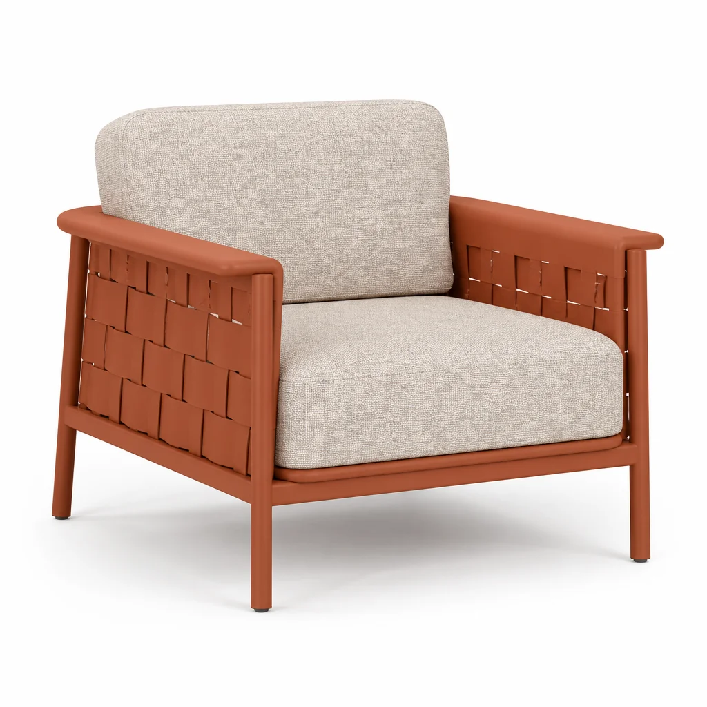 Ember Weave Outdoor Armchair, view 1