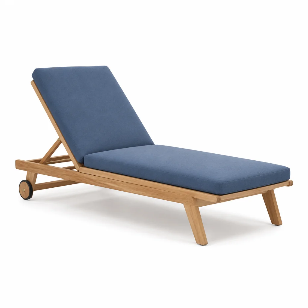 Indigo Crest Outdoor Chaise Lounge, view 1