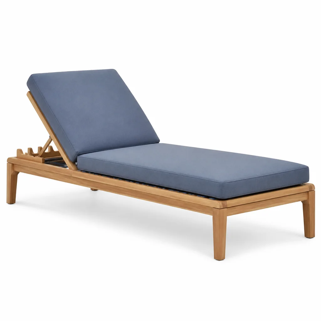 Indigo Dune Outdoor Chaise Lounge, view 1