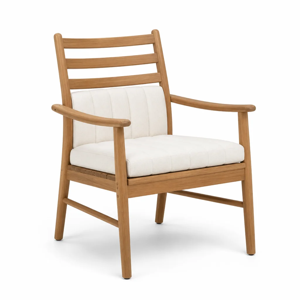 Ivory Bend Outdoor Dining Chair, view 1