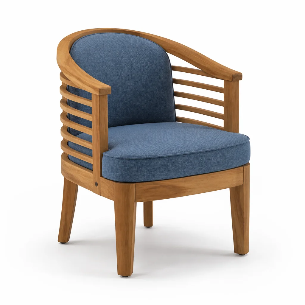 Indigo Bridge Outdoor Dining Chair, view 1