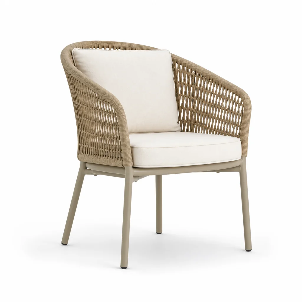 Ivory Canyon Outdoor Dining Chair, view 1