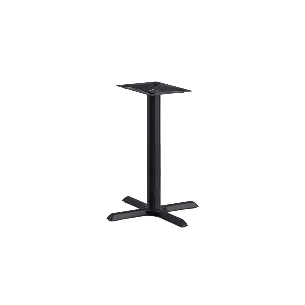 Cast Iron Black Cross Base (Dining), view 1