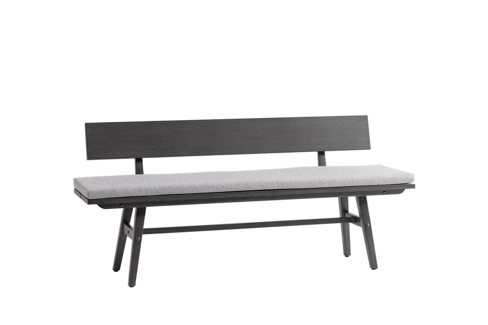 Canbria Bench with Back (KD), view 1