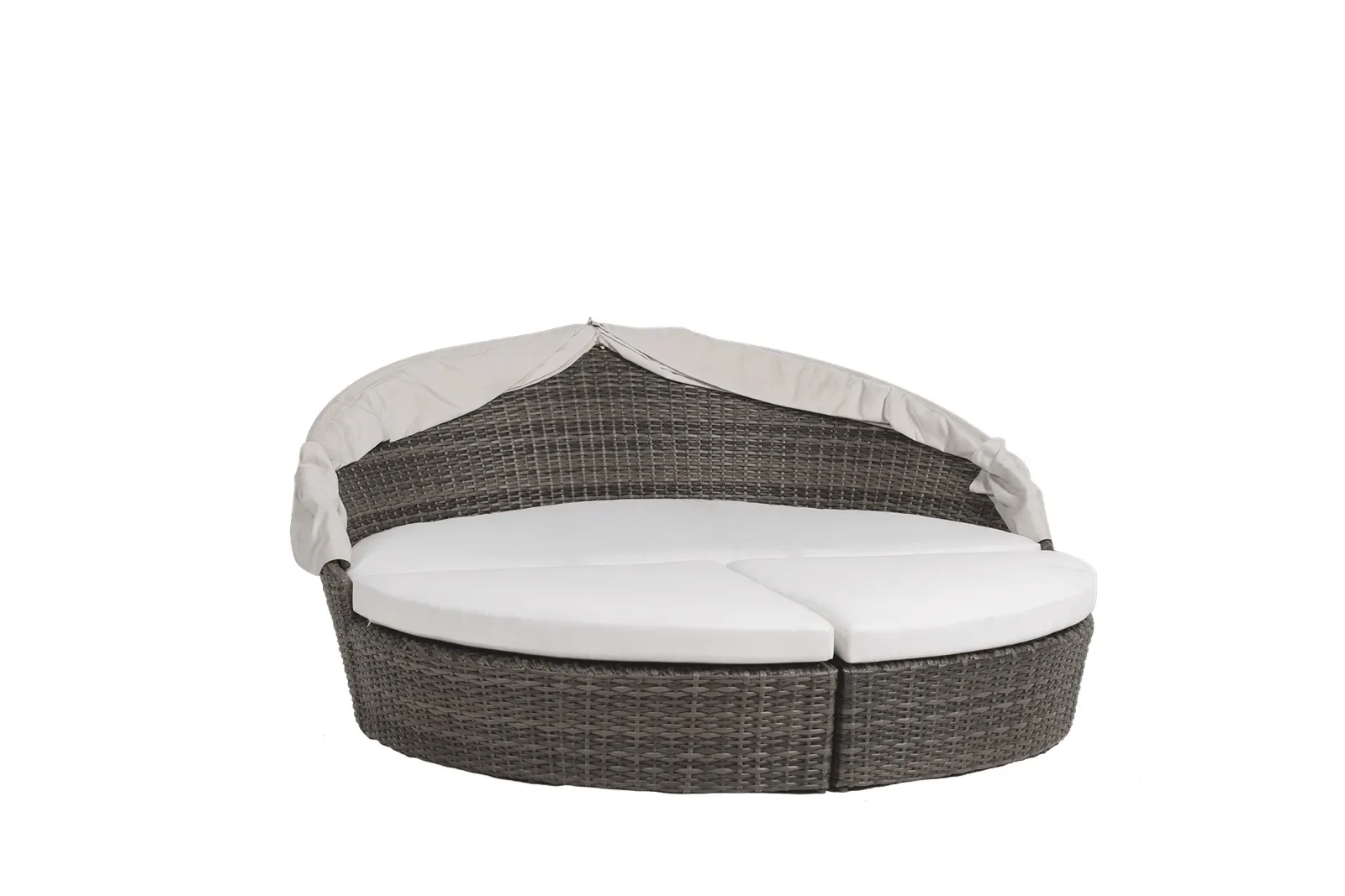 Coral Gables Round Daybed w/White Canopy