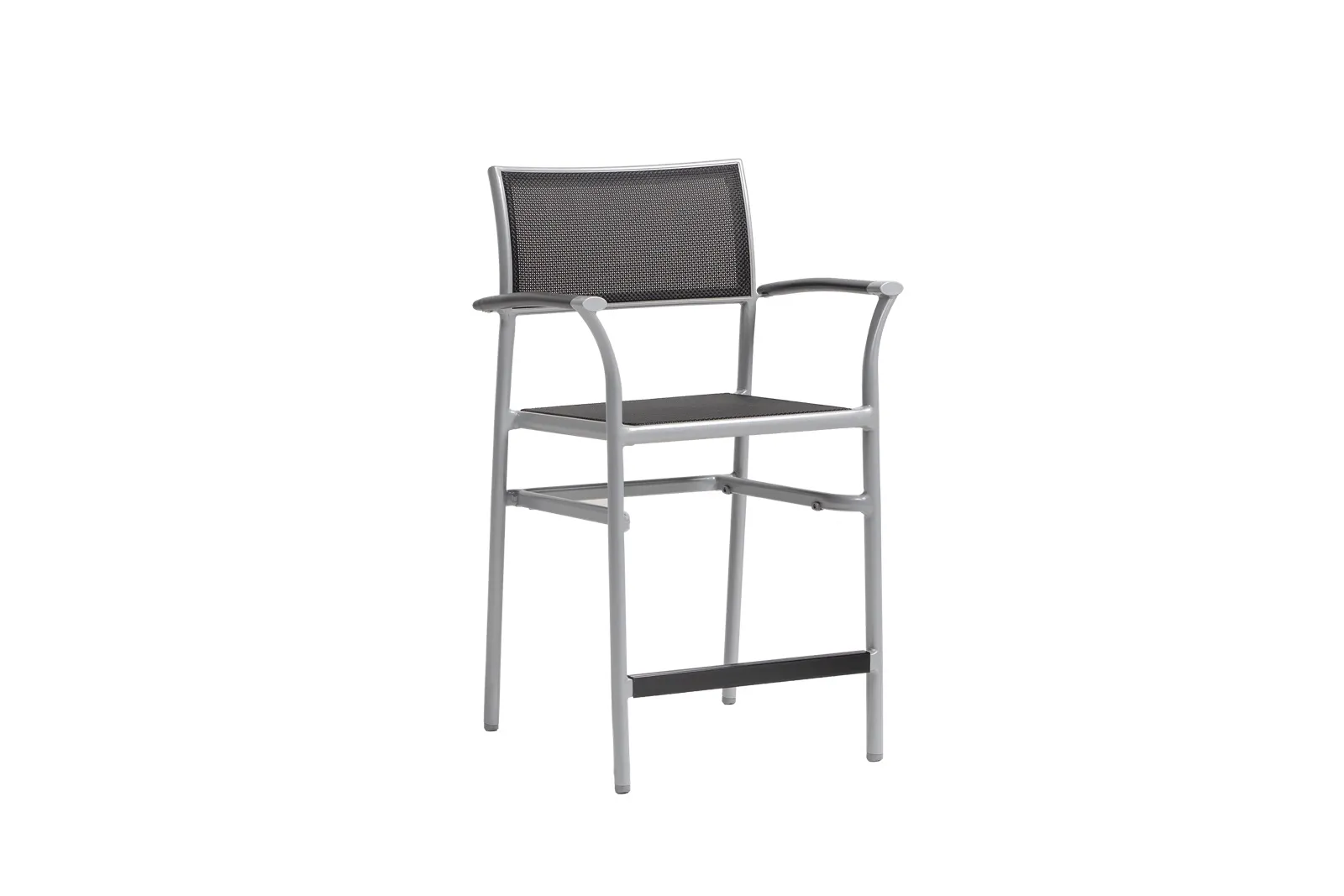 New Roma (Sling) Counter Chair w/Aluminum Arm (Stackable)