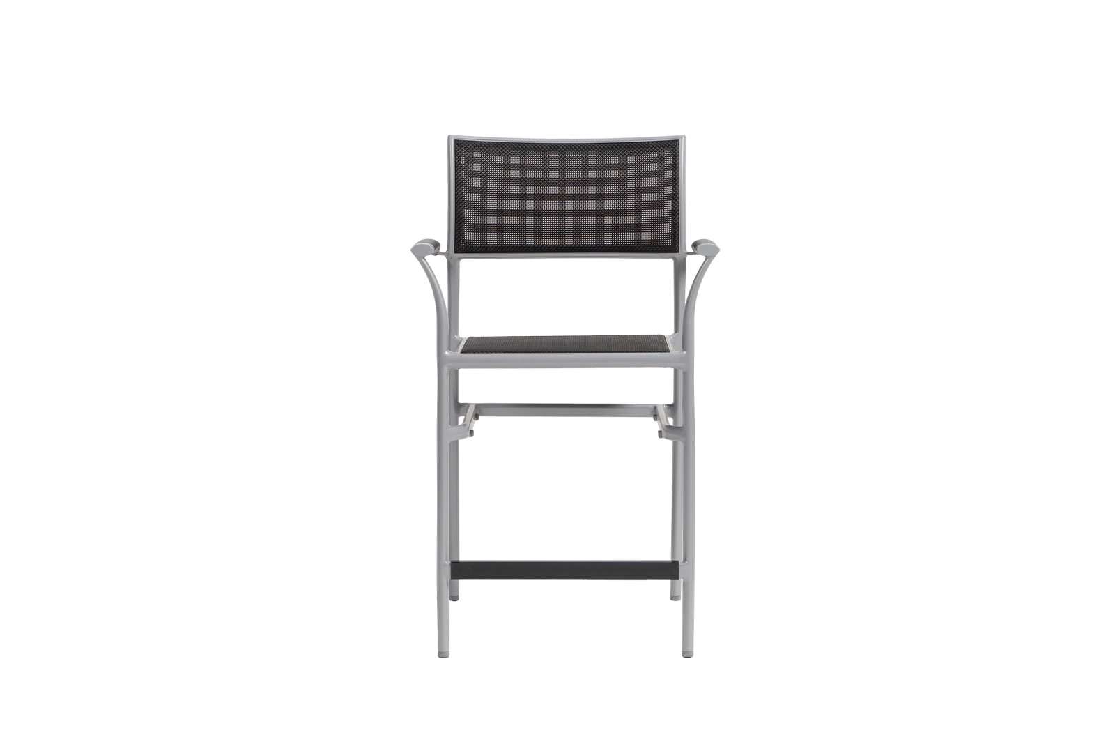 New Roma (Sling) Counter Chair w/Aluminum Arm (Stackable) thumbnail 2