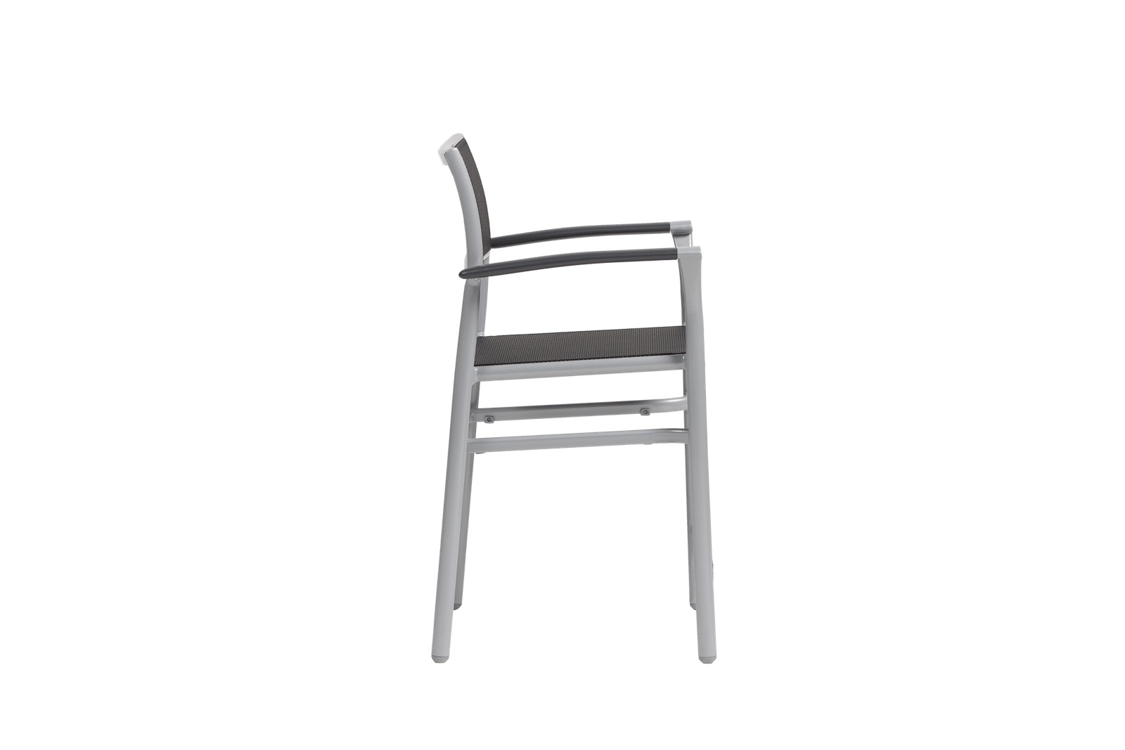 New Roma (Sling) Counter Chair w/Aluminum Arm (Stackable) thumbnail 3
