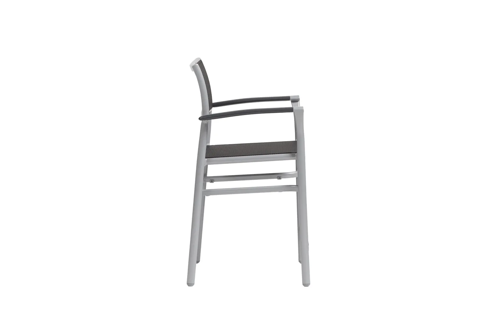 New Roma (Sling) Counter Chair w/Aluminum Arm (Stackable) thumbnail 3