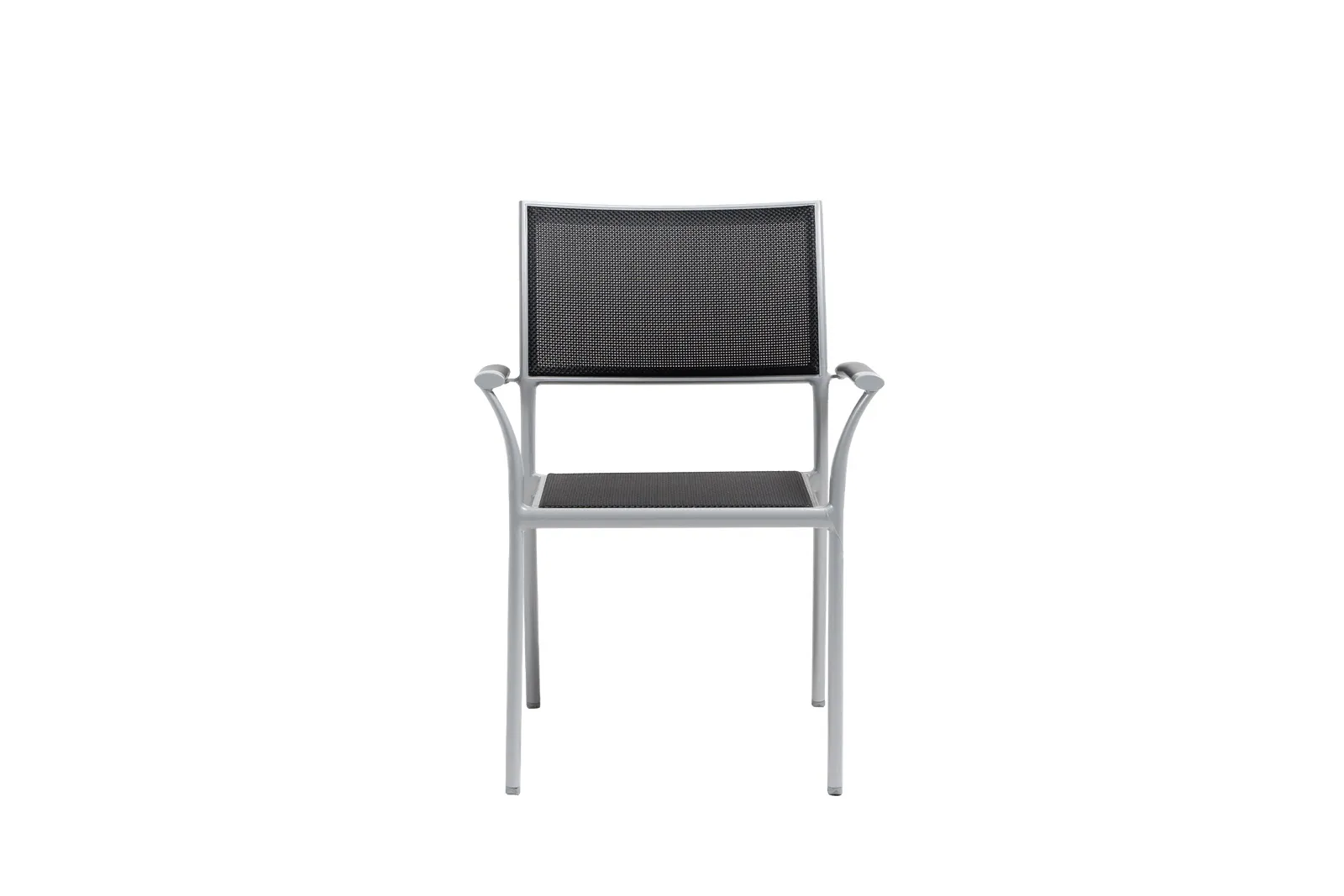 New Roma (Sling) Stacking Arm Chair w/Aluminium Arm thumbnail 2