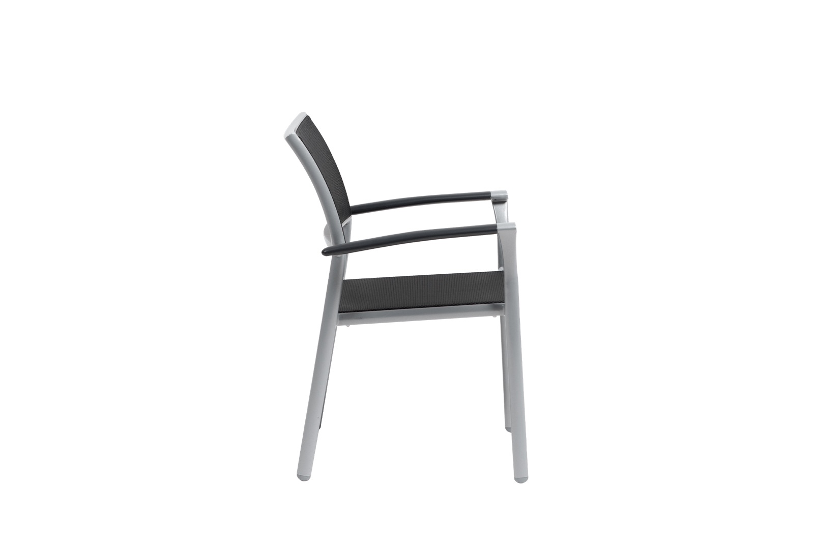 New Roma (Sling) Stacking Arm Chair w/Aluminium Arm thumbnail 3