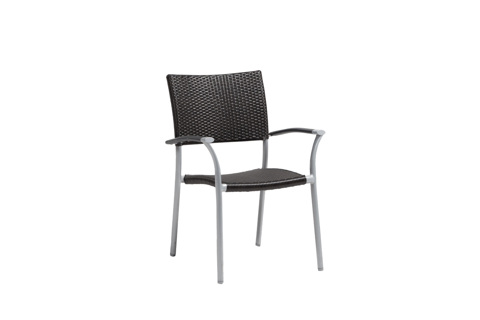 New Roma Stacking Arm Chair w/Aluminium Armrest, view 1