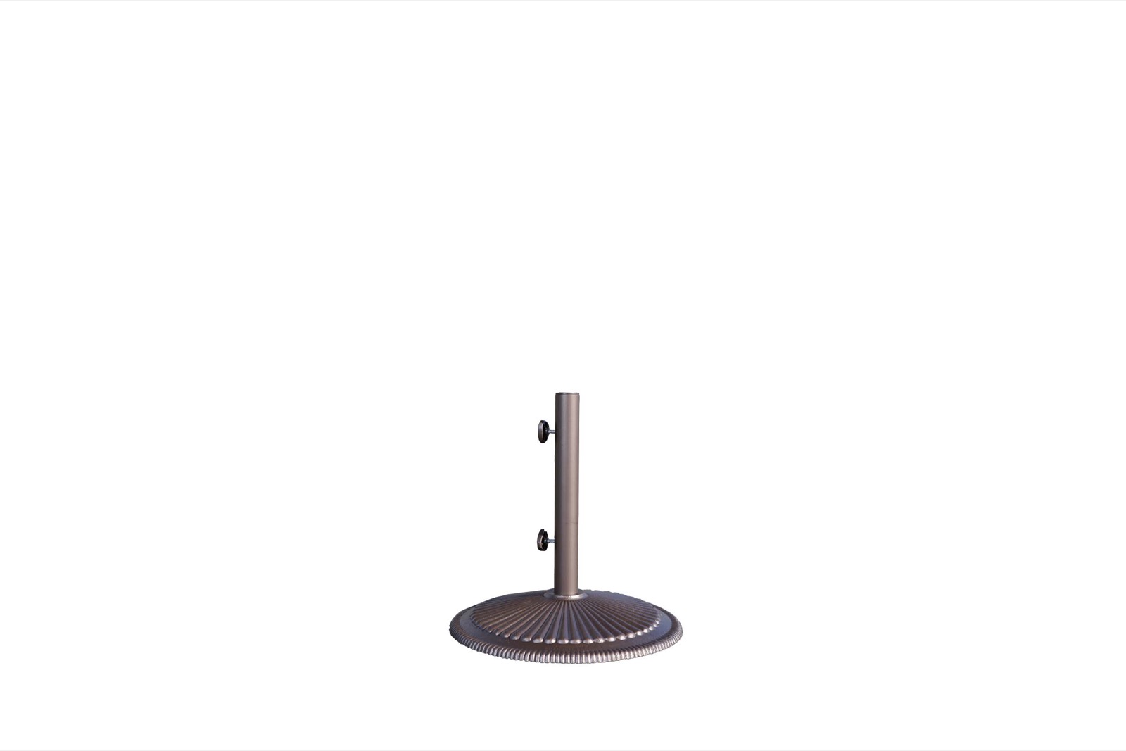 Umbrella Base w/Dual Purpose Stem Cast Iron, Round, 50LBS
