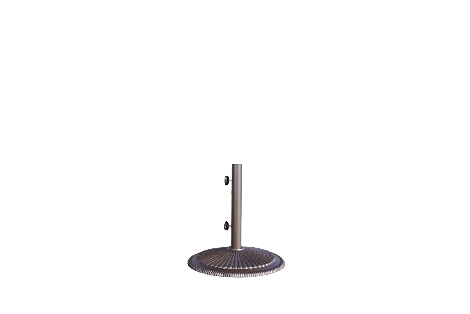 Umbrella Base w/Dual Purpose Stem Cast Iron, Round, 50LBS